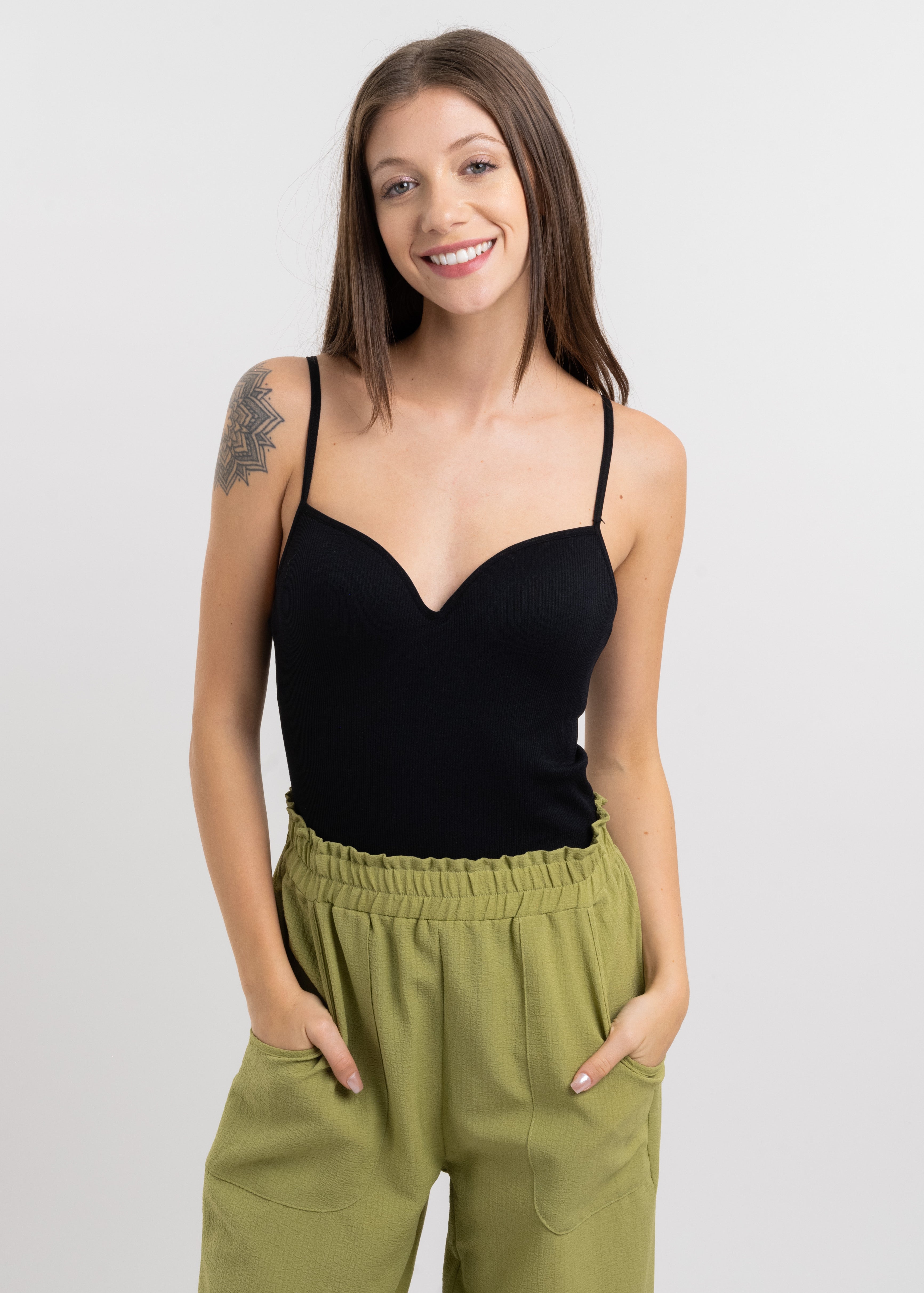 Bodysuit copas seamless NEGRO