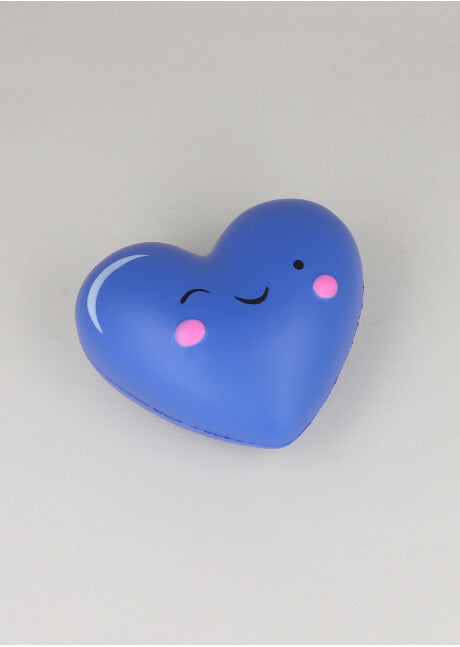 Squishy corazón feliz AZUL