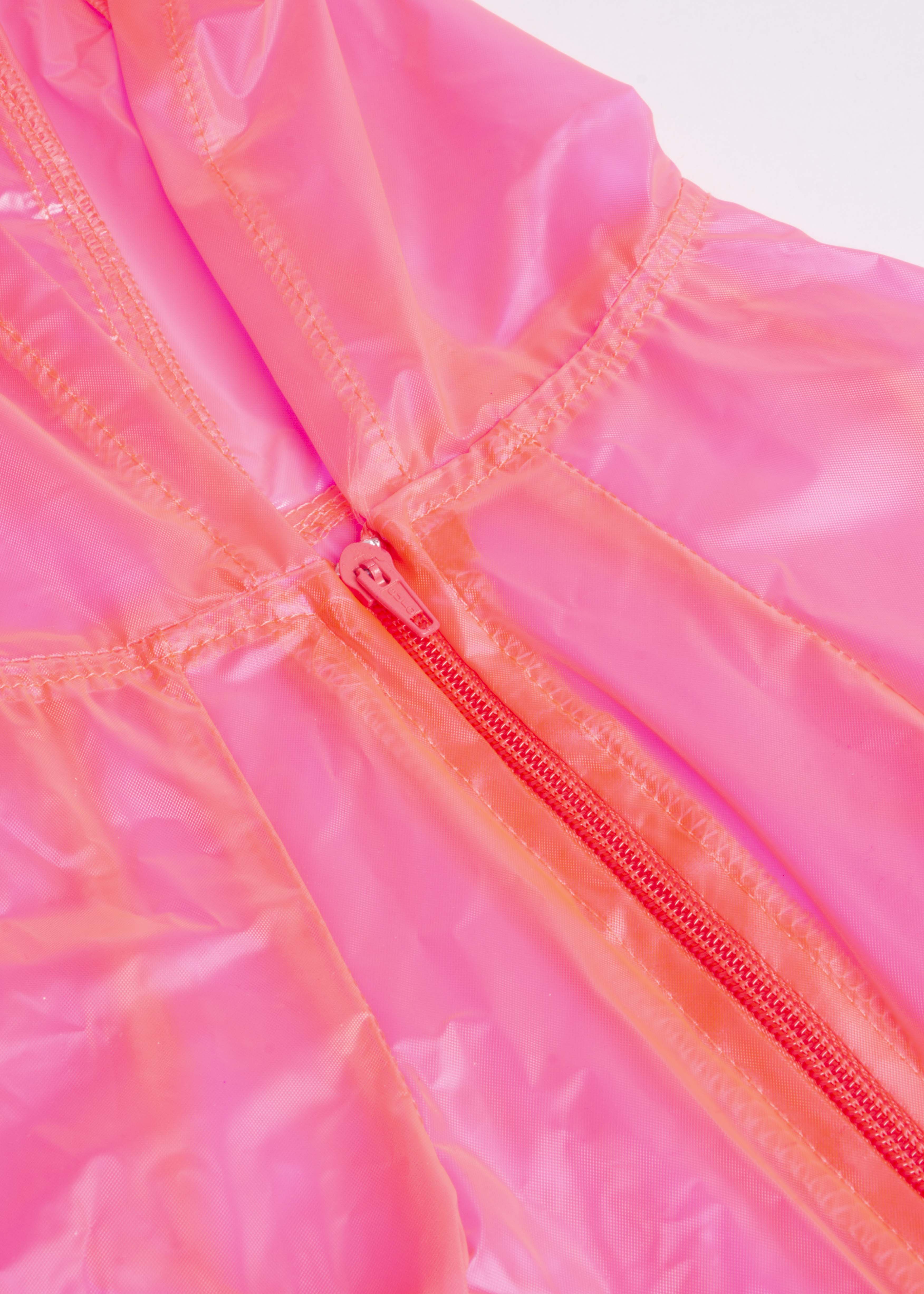 Impermeable mascota mediano ROSA NEON