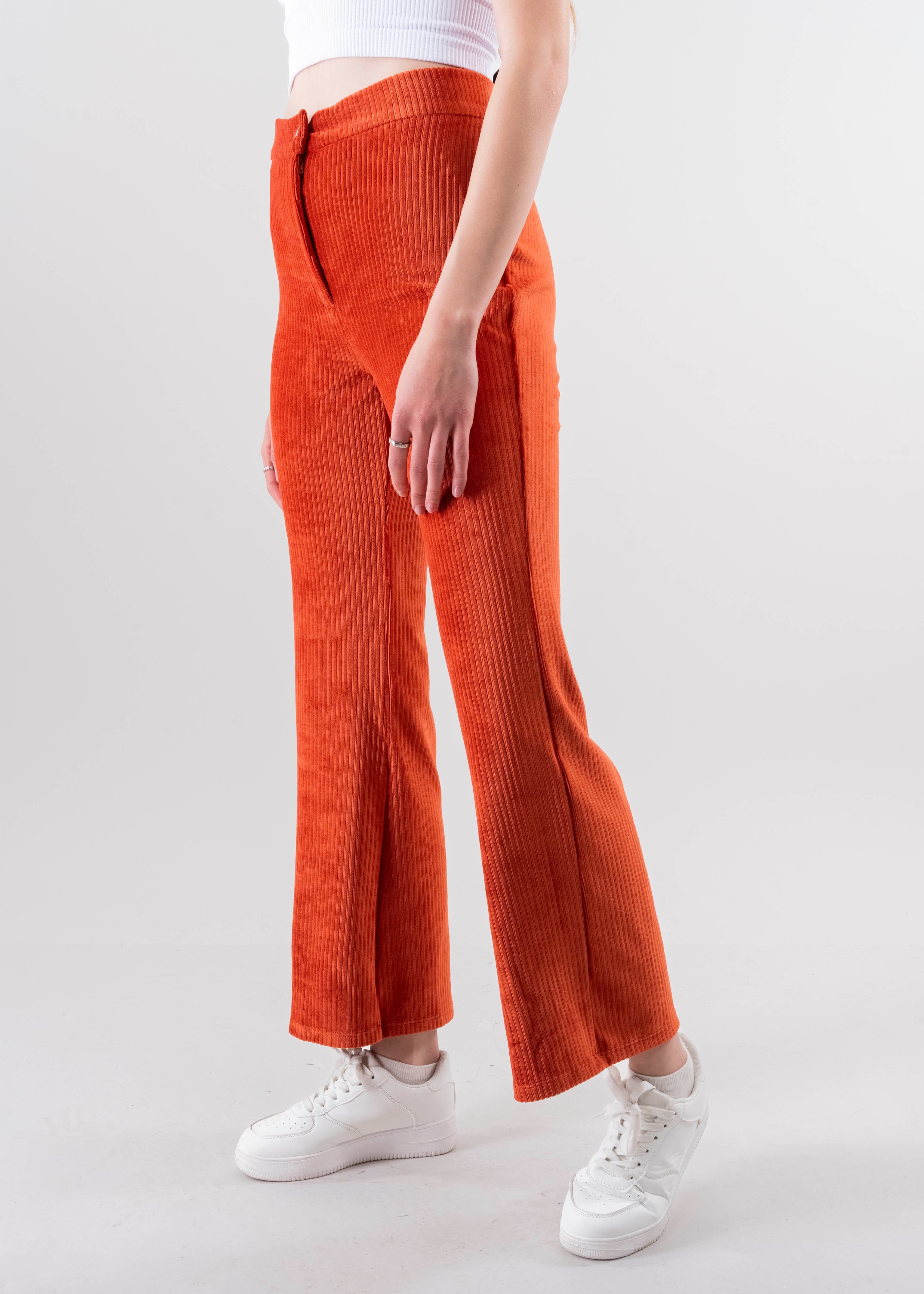 Pantalón Recto Velvet LADRILLO