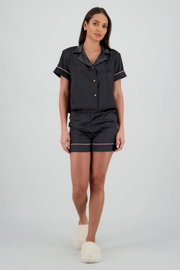 Pijama Satín Camisa