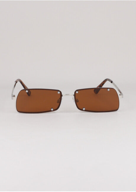 Lentes sol rectangular estopelores CAFE