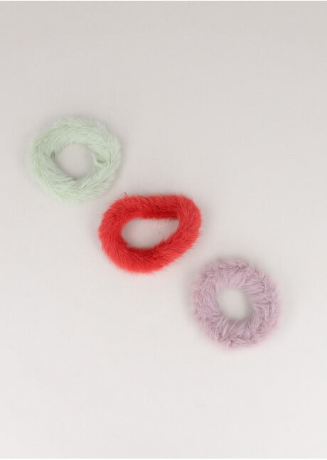 Set 3 Scrunchie Peluche MENTA