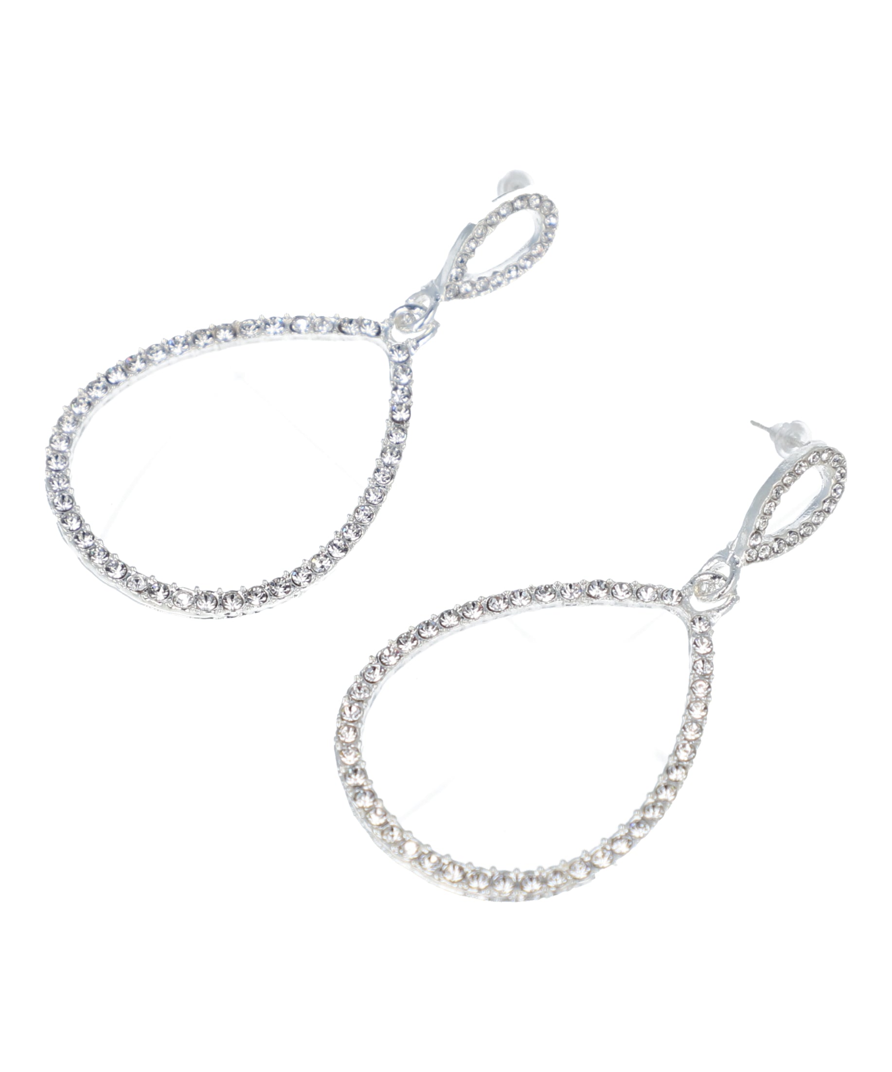 Aretes Colgantes Brillo PLATA