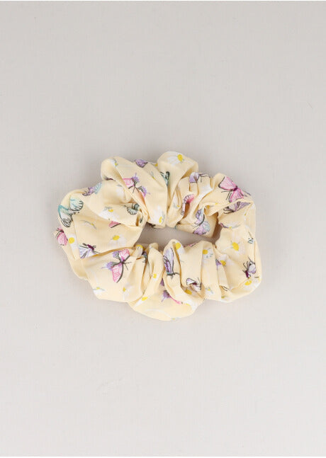 Scrunchie Mariposas AMARILLO