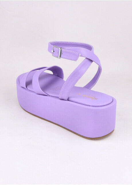 Sandalias Plataforma Correa LILA