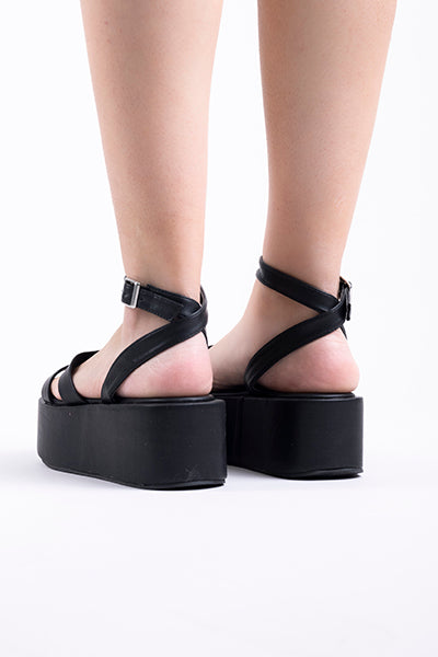 Sandalias Plataforma Correa NEGRO