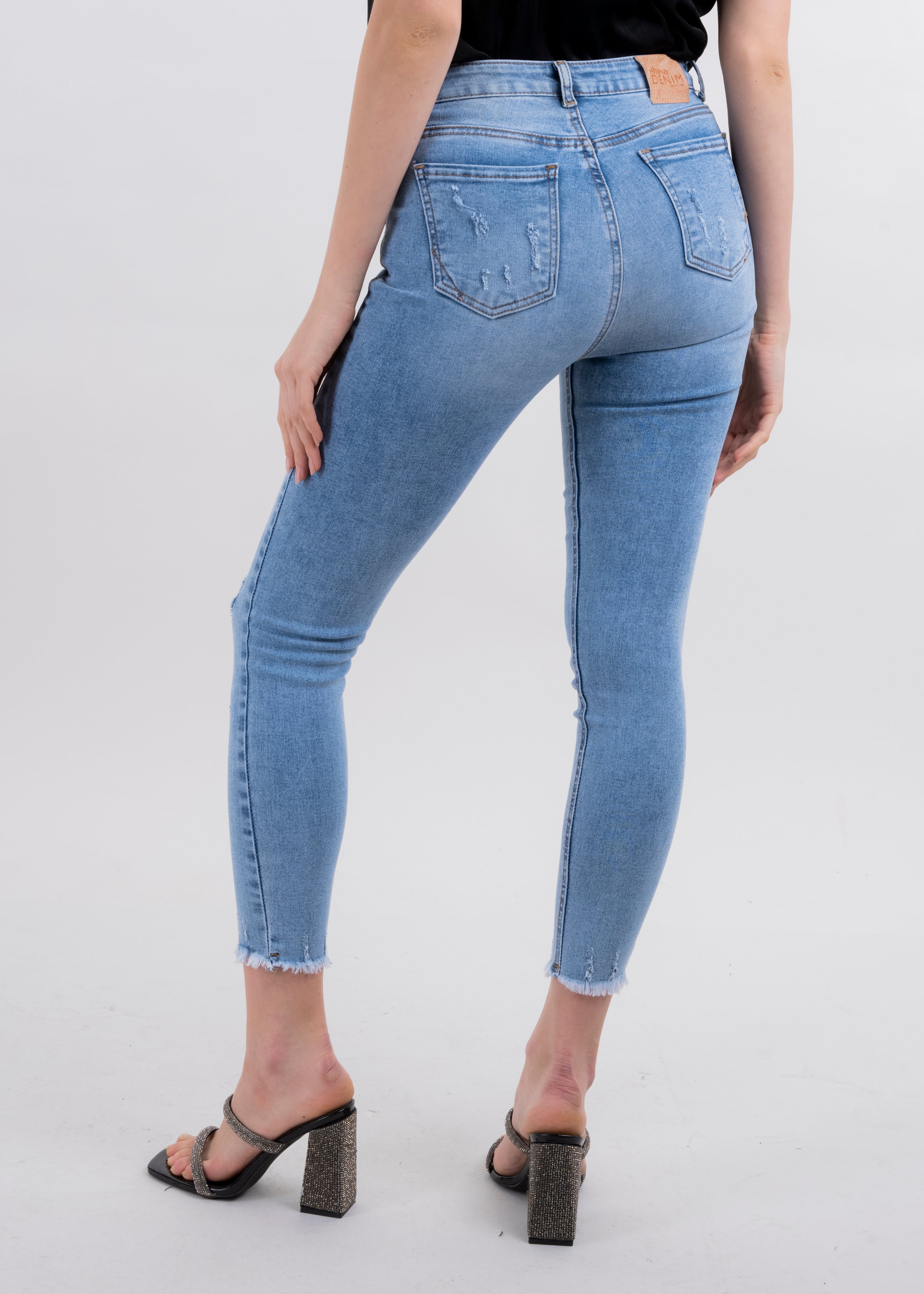 Jeans skinny destrucciones ACID LIGHT