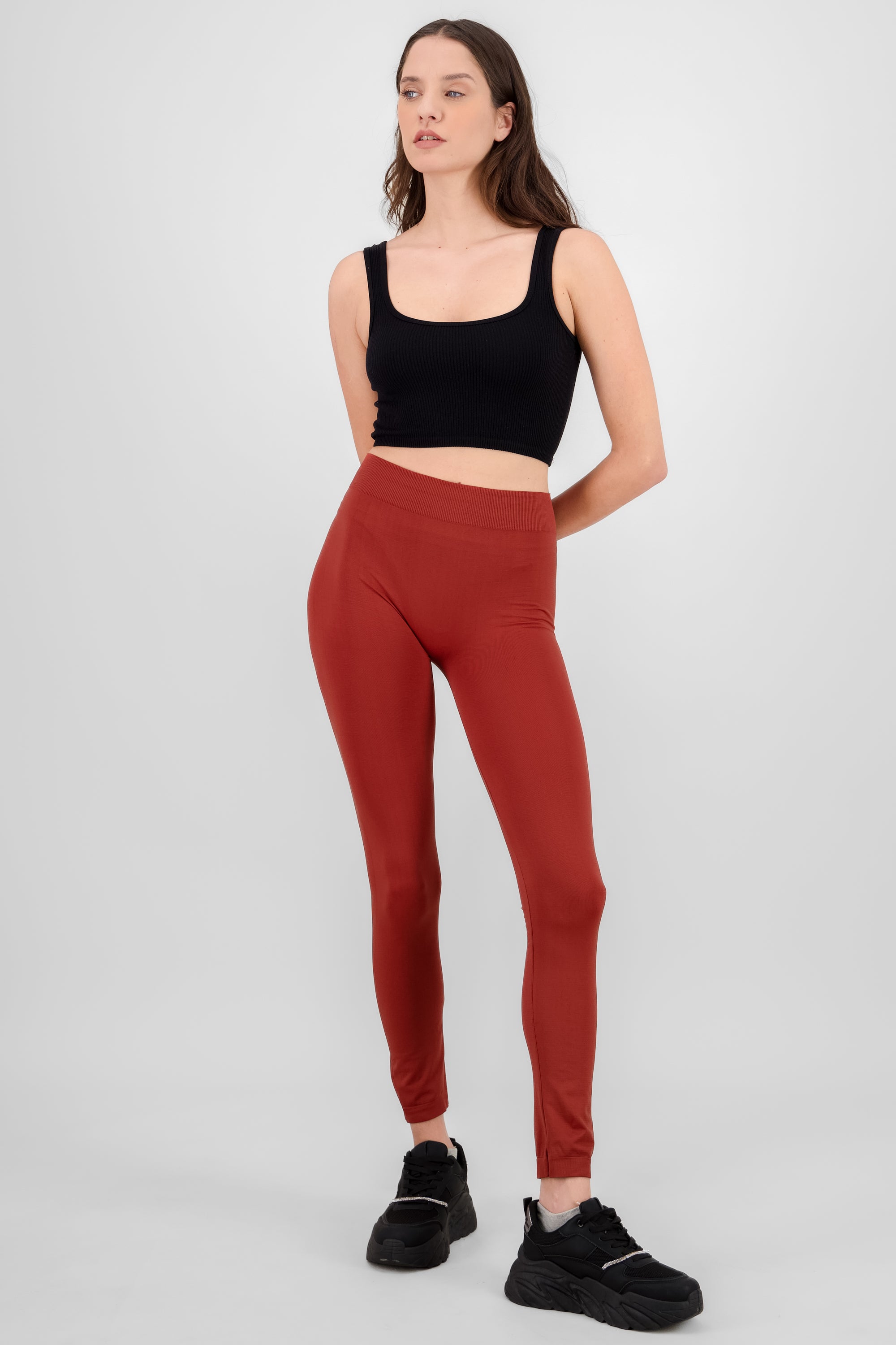 Leggings Seamless Cintura Media BRONCE