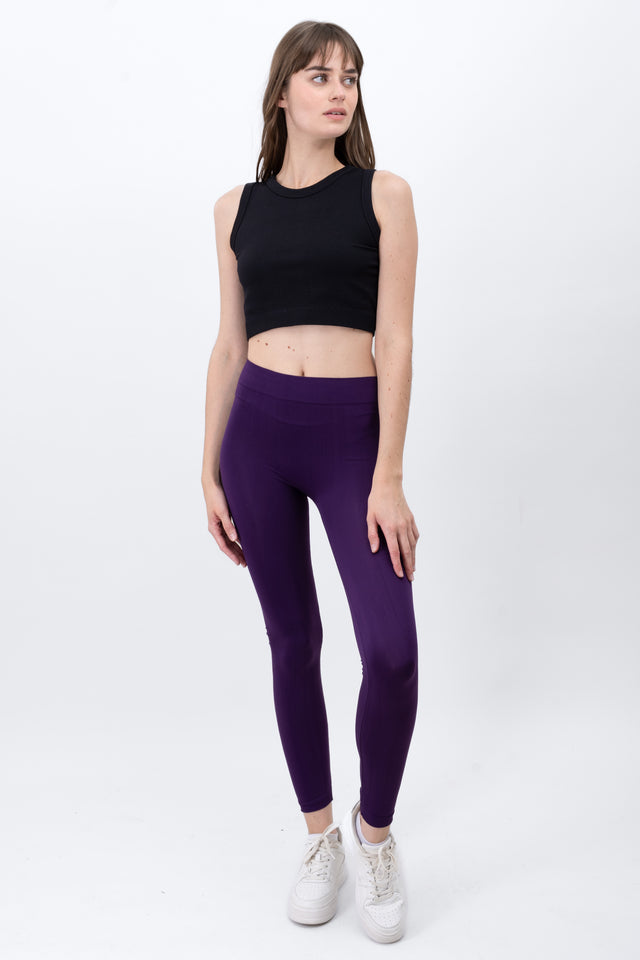 Leggings Seamless Cintura Media