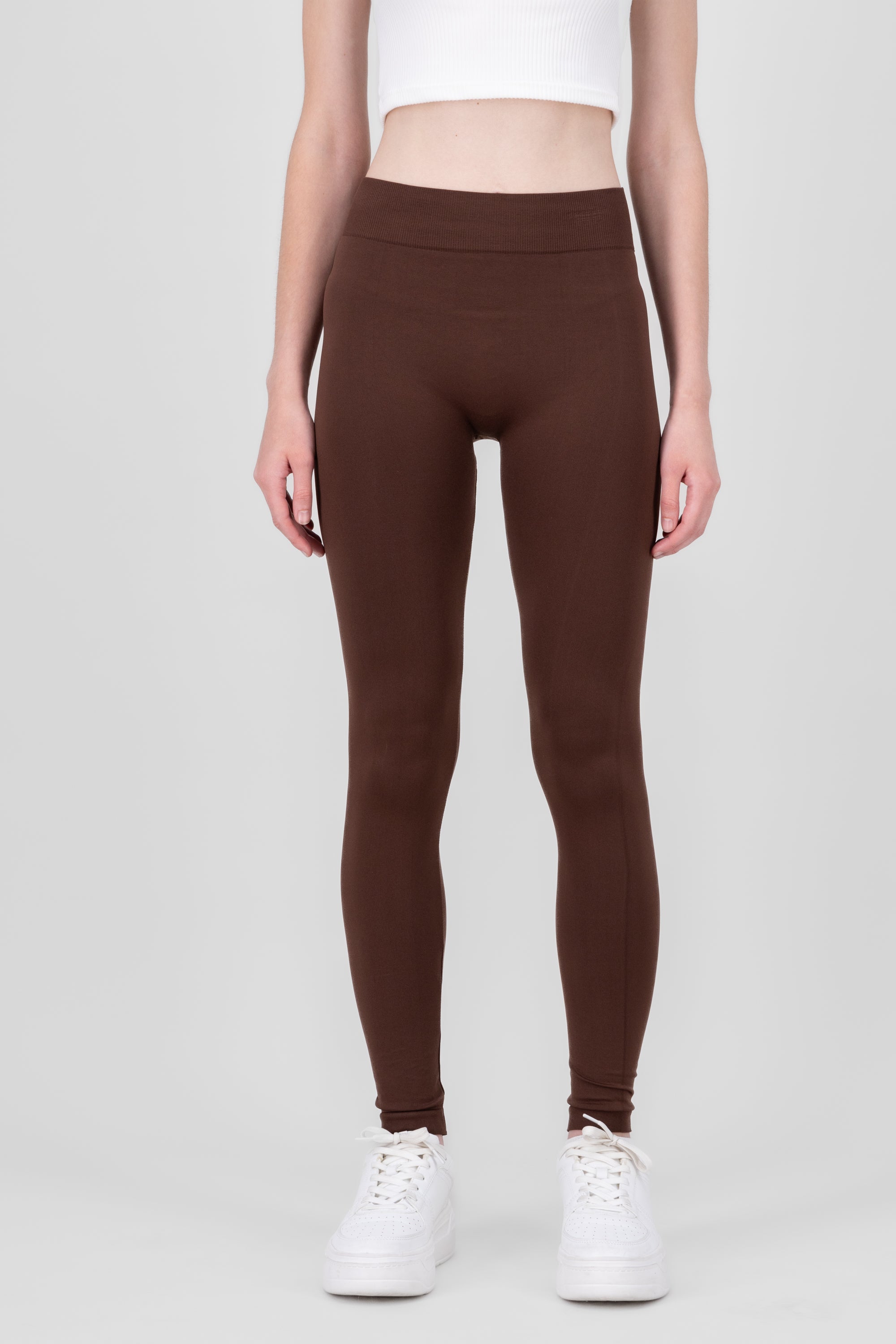 Leggings Seamless Cintura Media CHOCOLATE