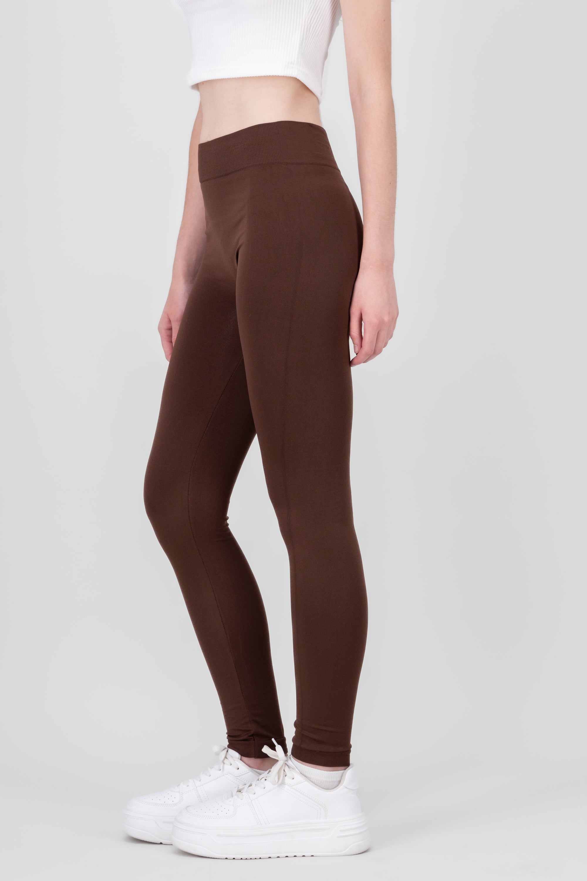 Leggings Seamless Cintura Media CHOCOLATE