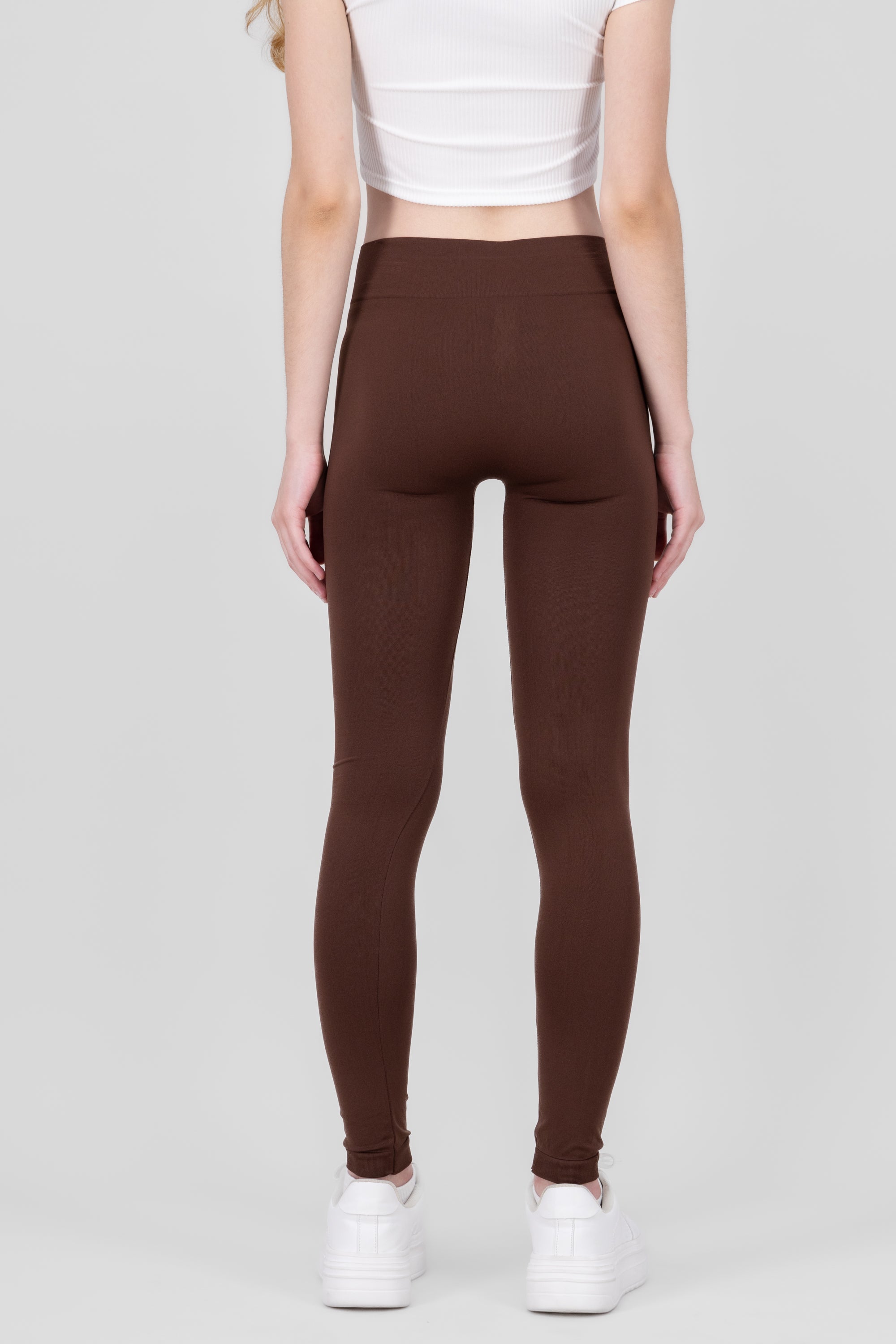 Leggings Seamless Cintura Media CHOCOLATE