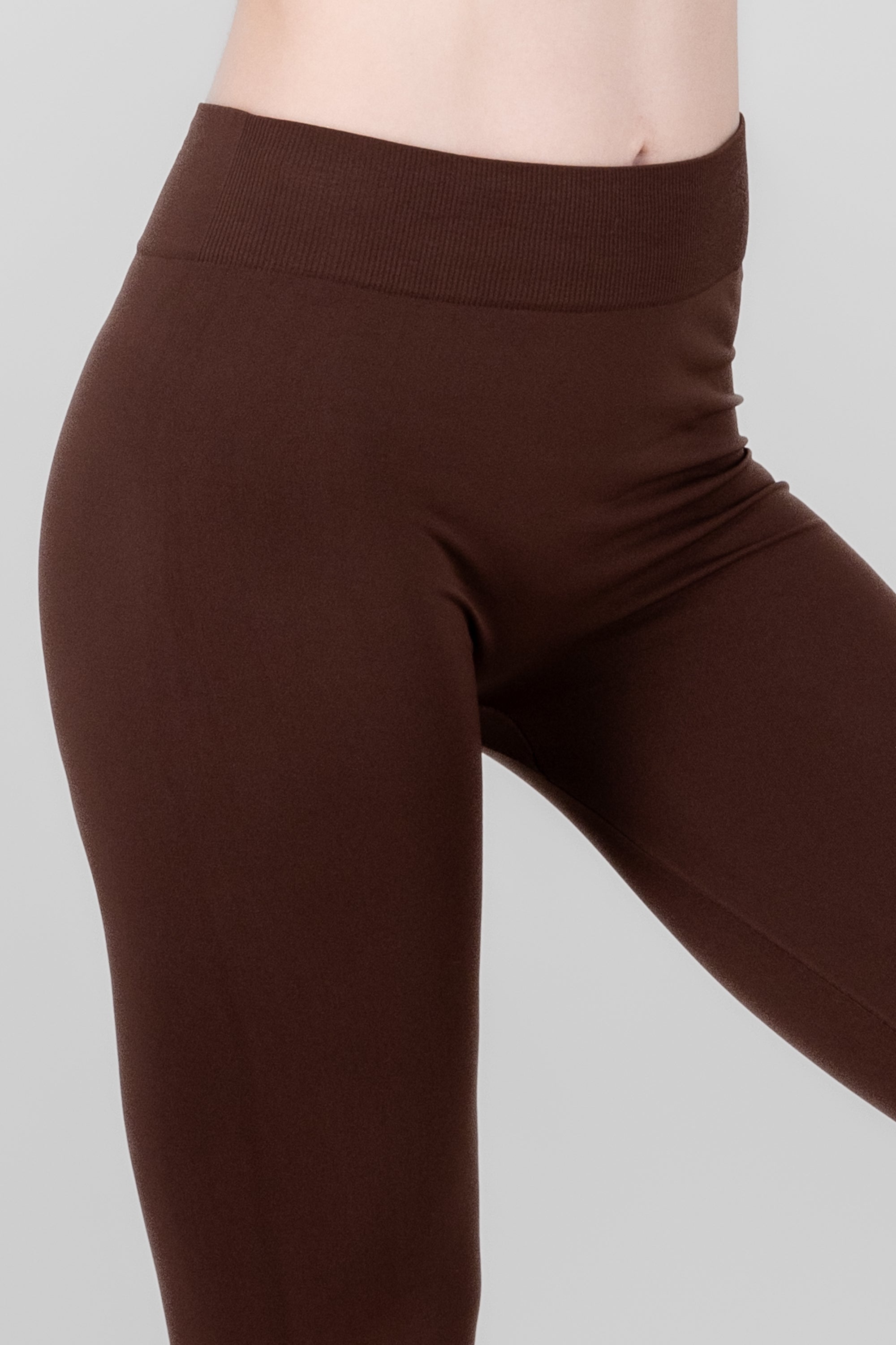 Leggings Seamless Cintura Media CHOCOLATE