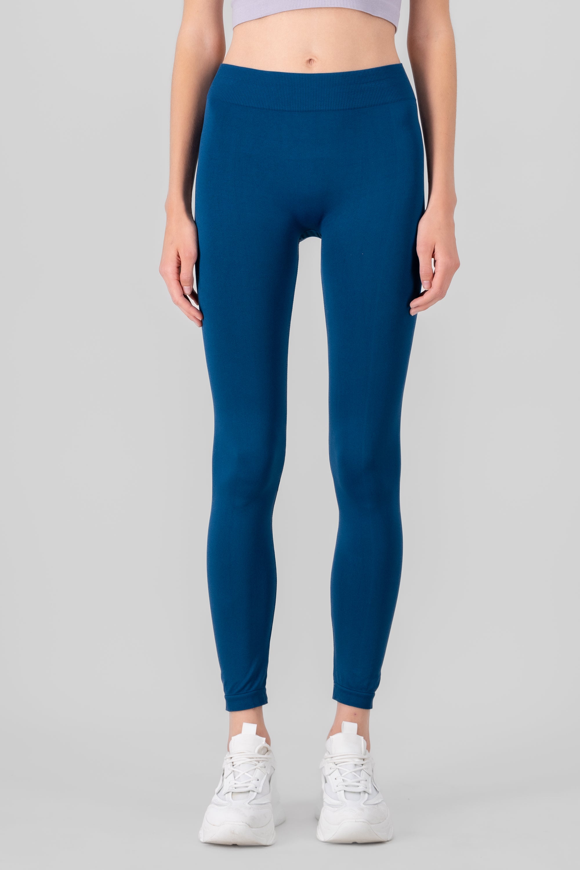 Leggings Seamless Cintura Media PETROLEO