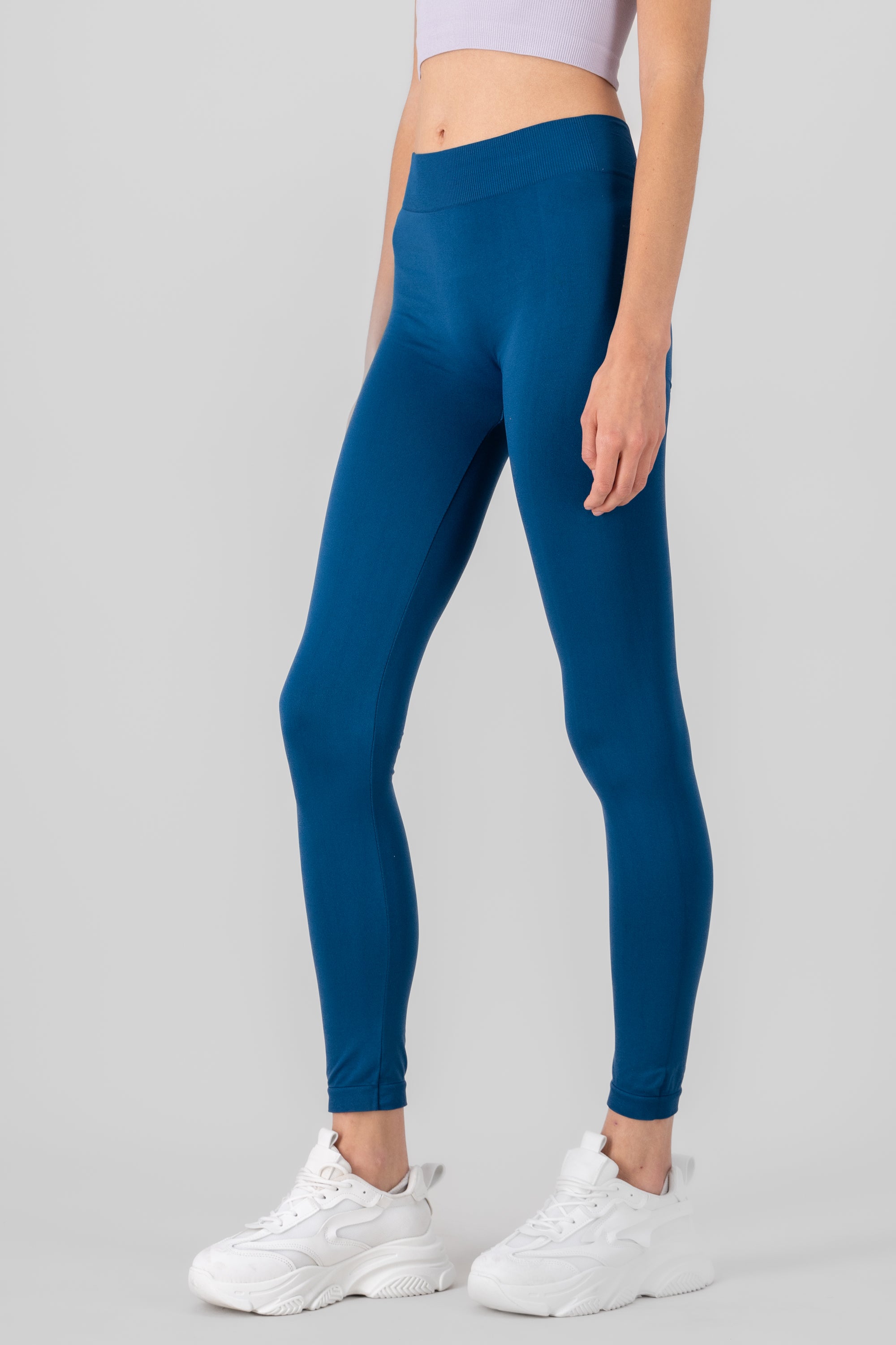 Leggings Seamless Cintura Media PETROLEO