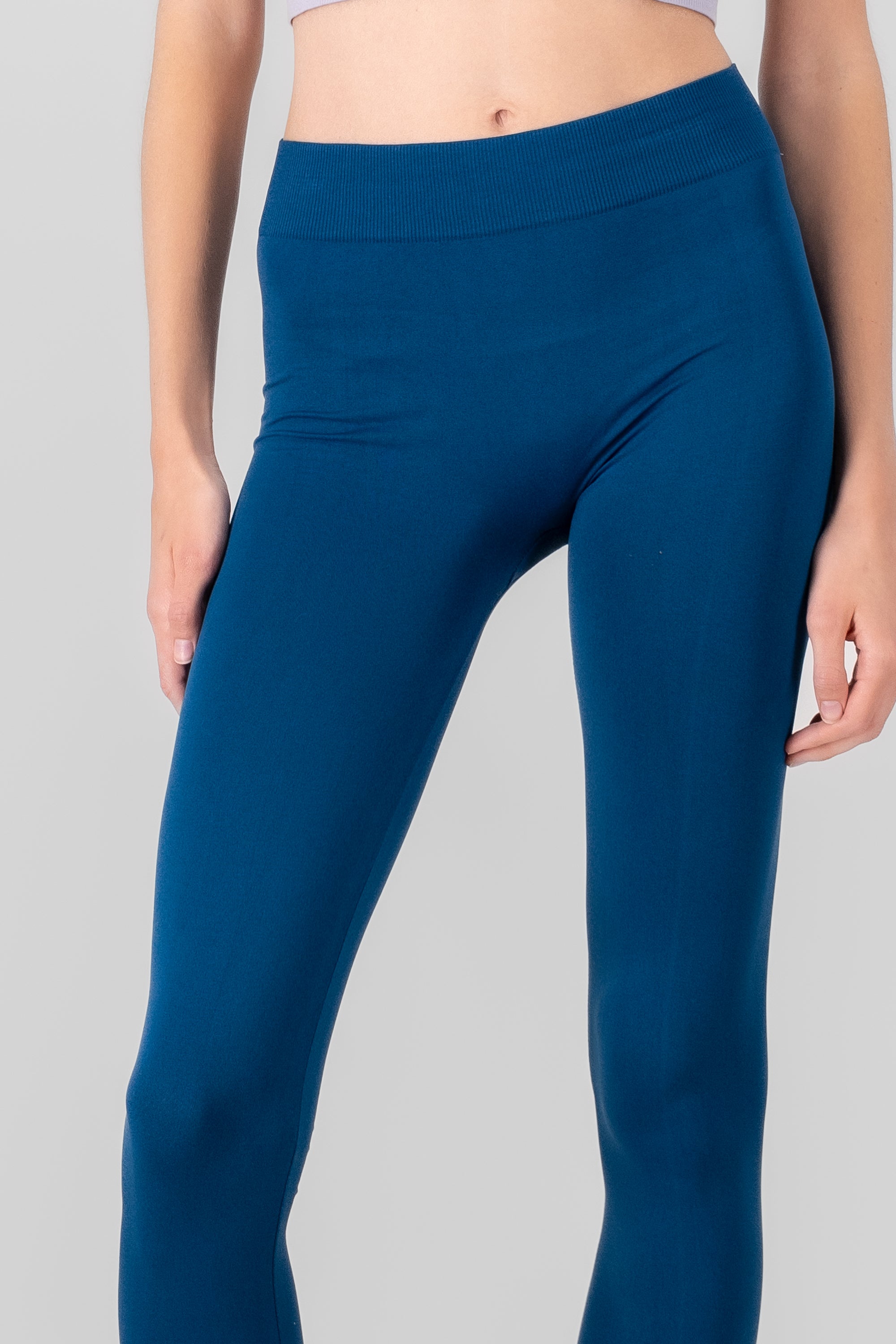 Leggings Seamless Cintura Media PETROLEO