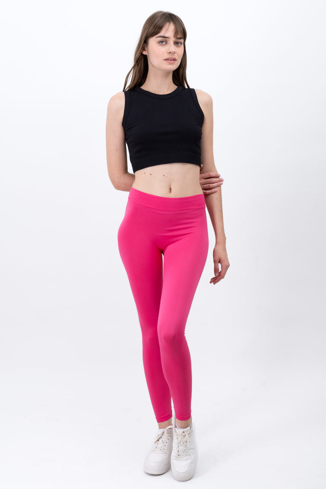 Leggings Seamless Cintura Media