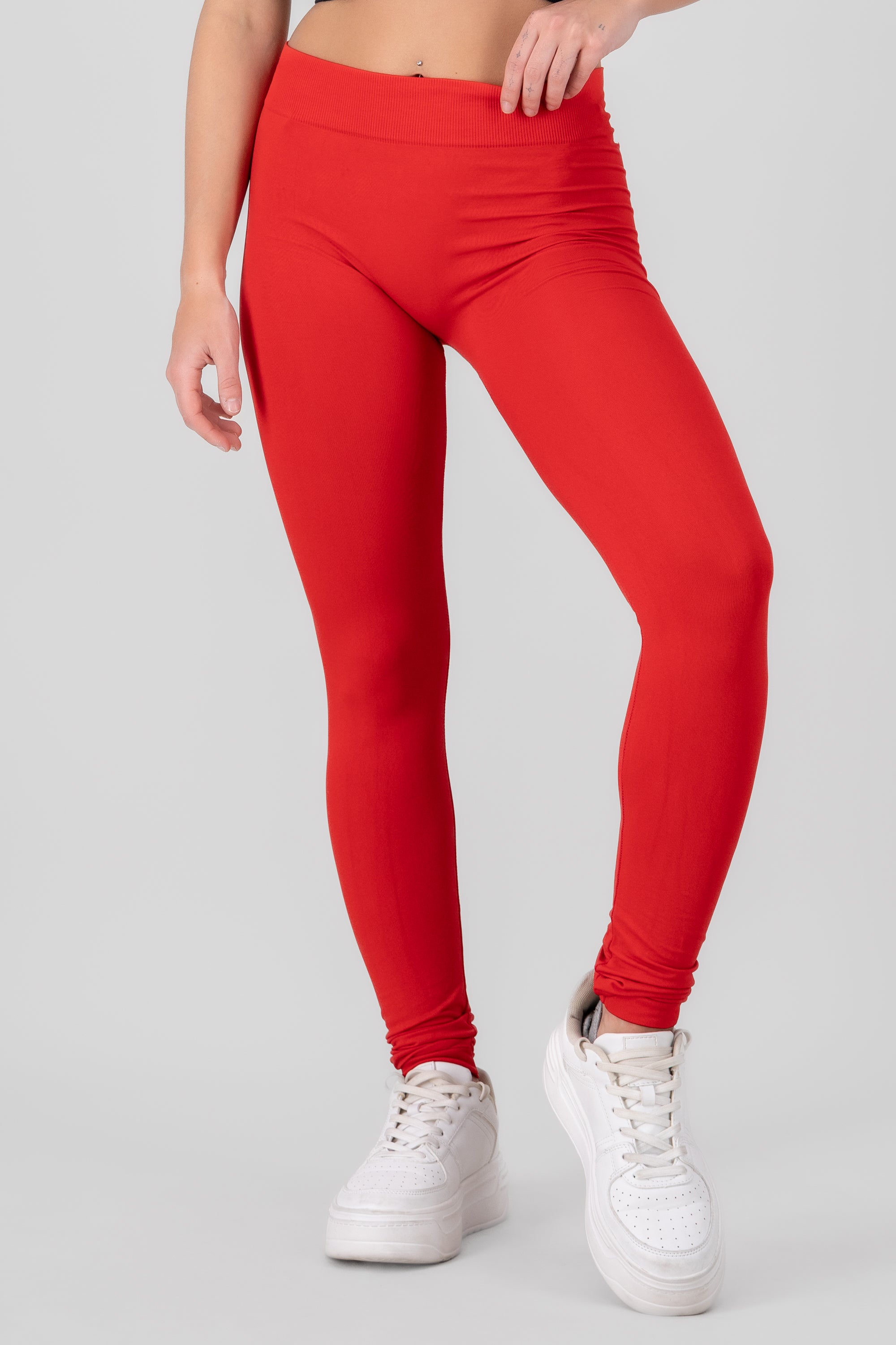 Leggings Seamless Cintura Media ROJO TOMATE