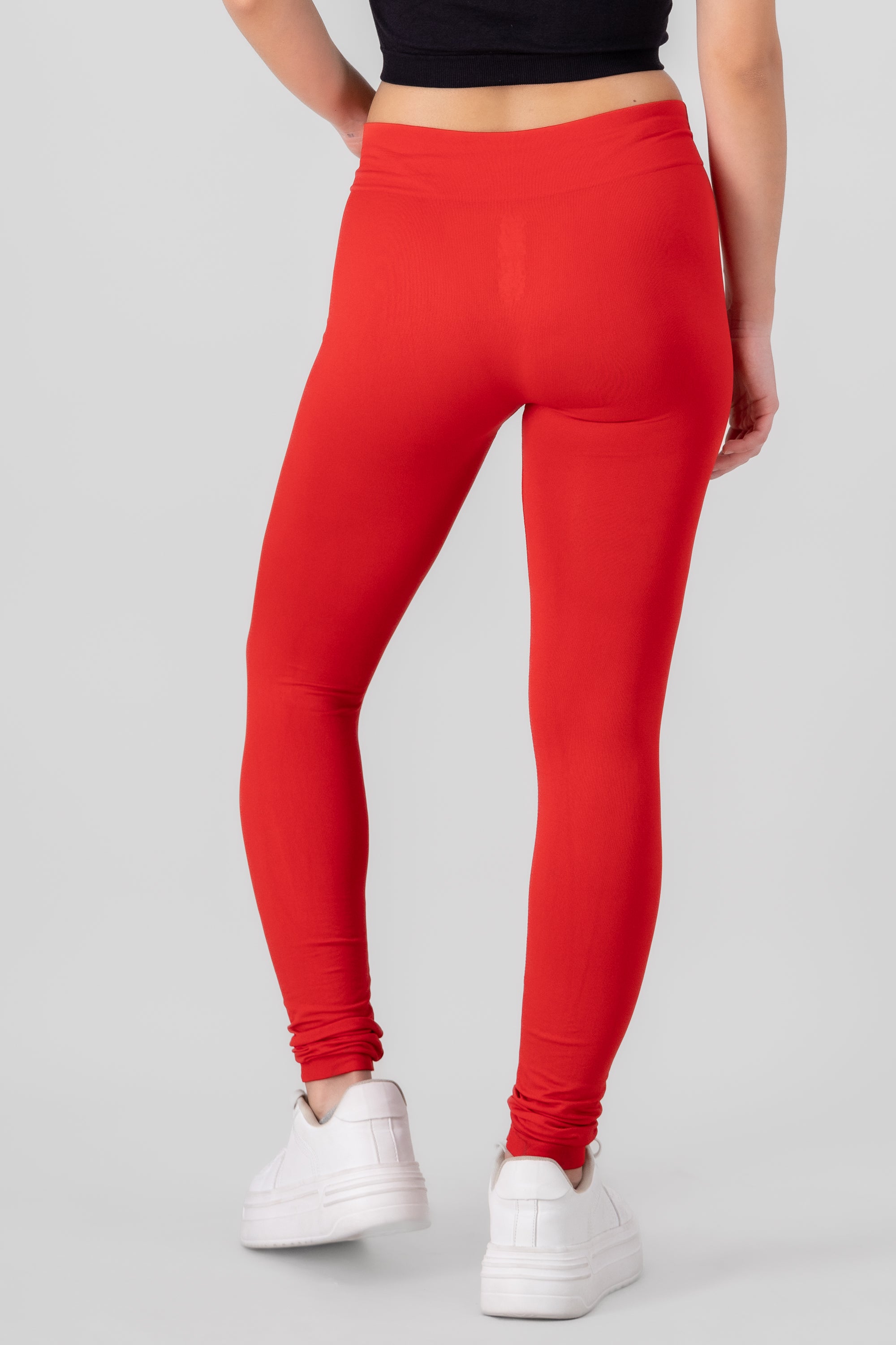 Leggings Seamless Cintura Media ROJO TOMATE