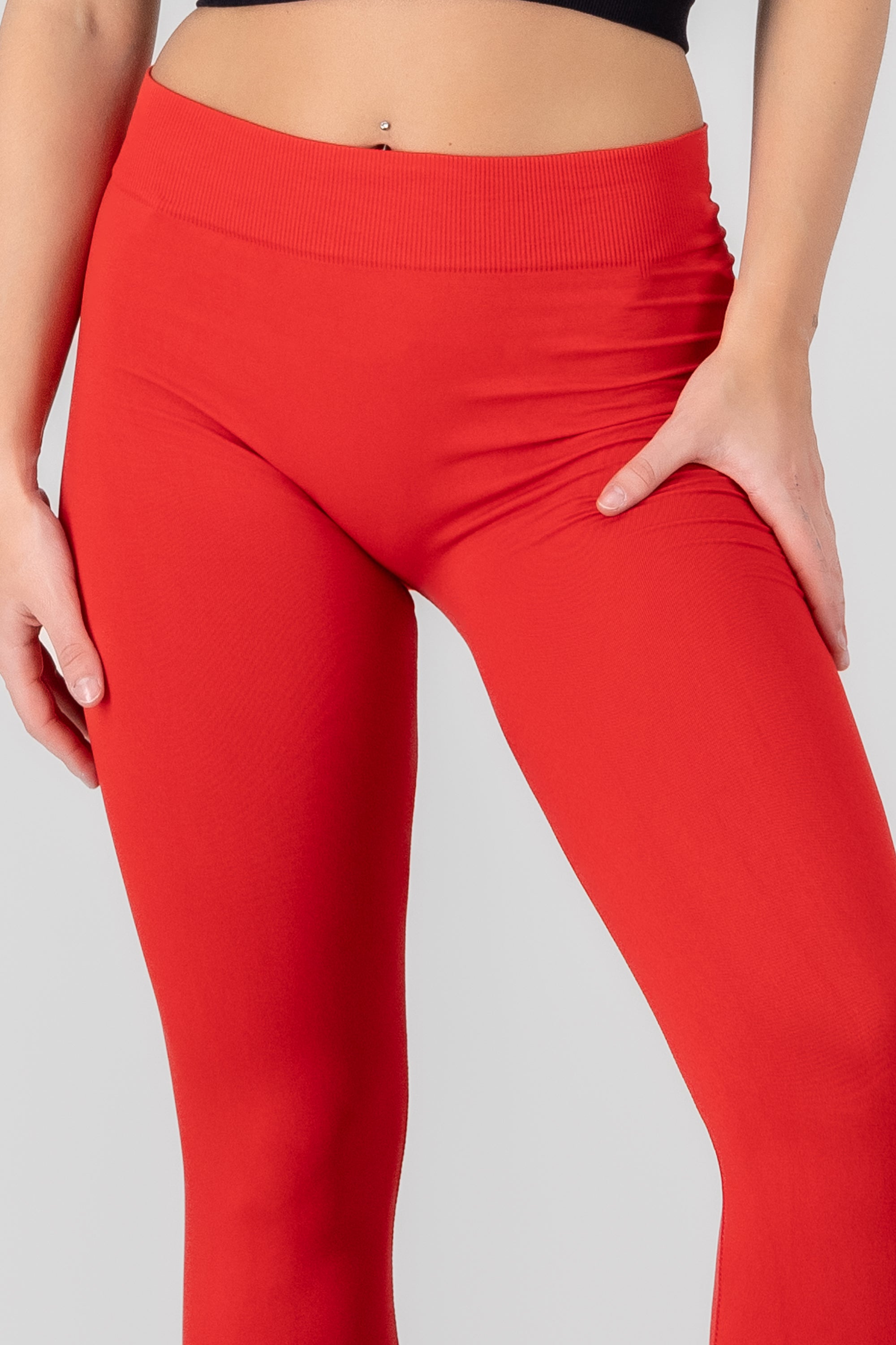 Leggings Seamless Cintura Media ROJO TOMATE