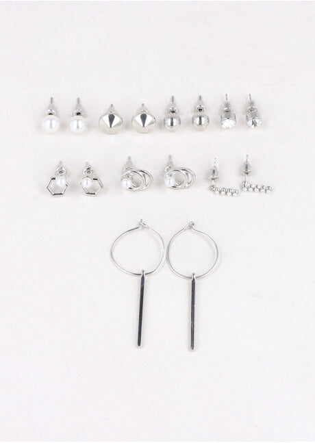 8 Pr Aretes Circulo PLATA