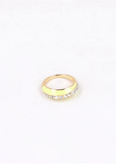 Anillo Color Brillos AMARILLO