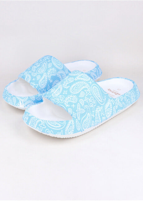 Sandalias slide garigol AZUL