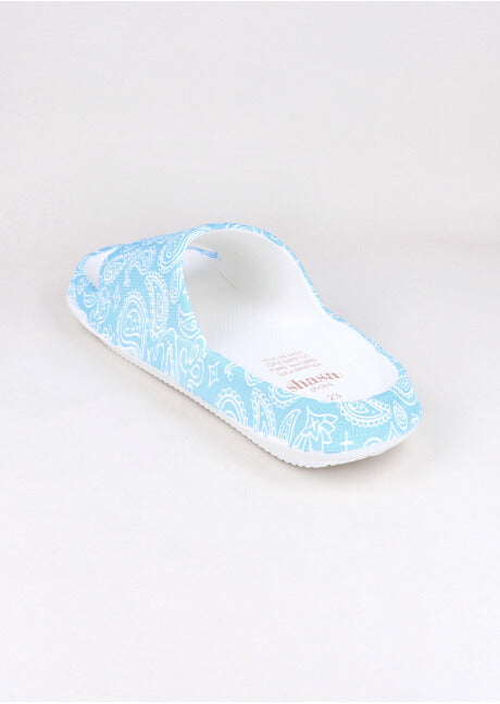 Sandalias slide garigol AZUL