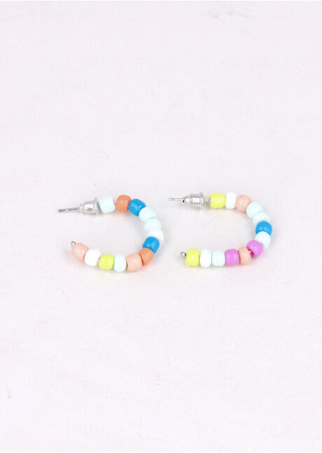 Arracadas Beads Dulces PLATA