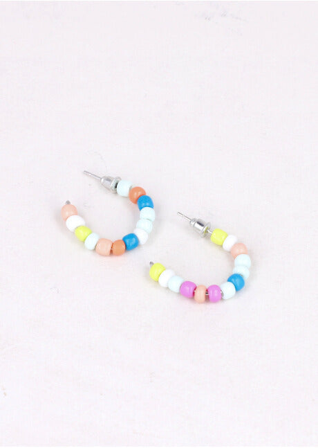 Arracadas Beads Dulces PLATA