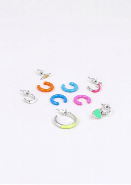 Set Earcuff Colores PLATA