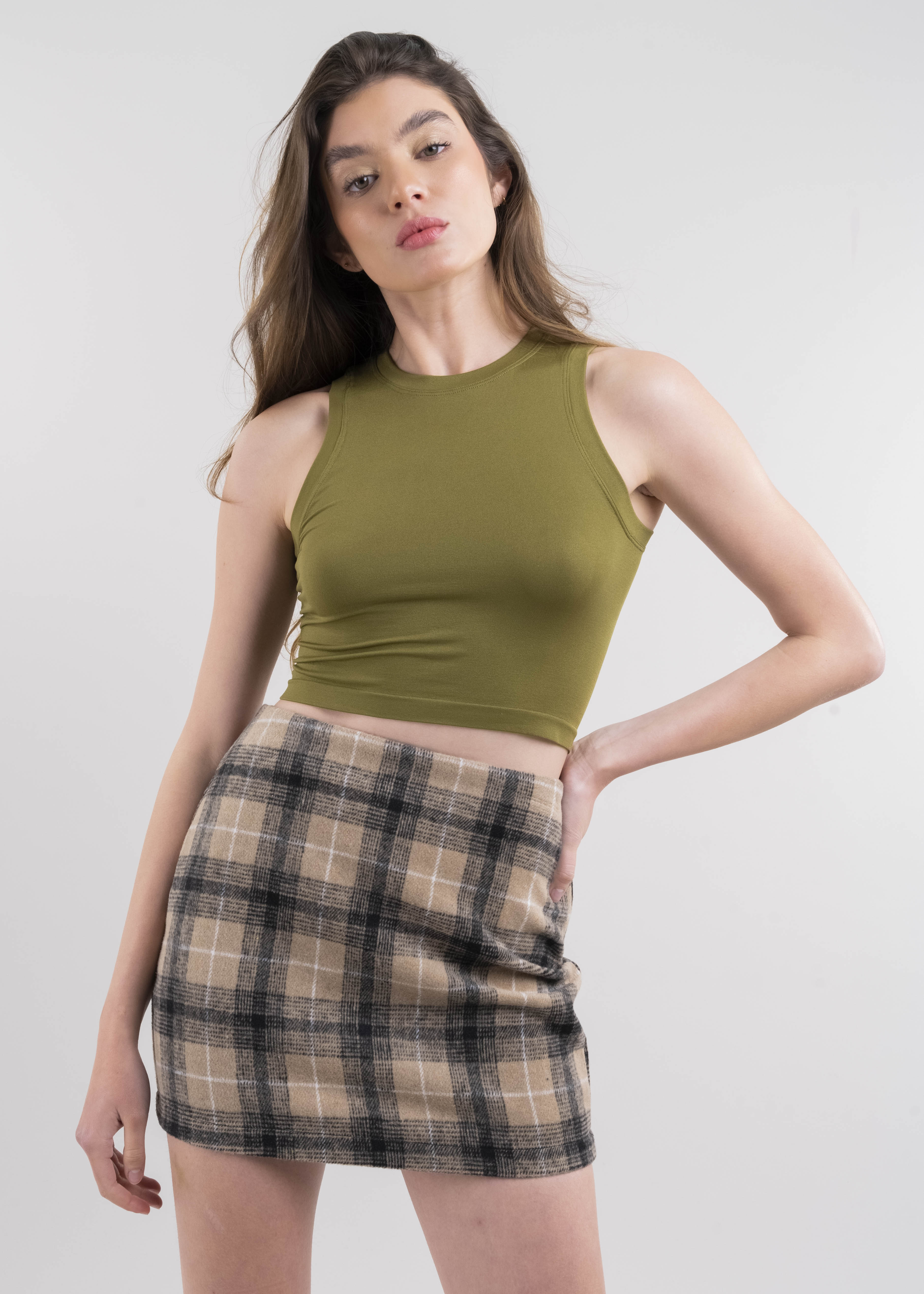 Top tank liso OLIVO