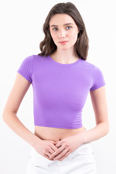 Top crop monocolor MORADO