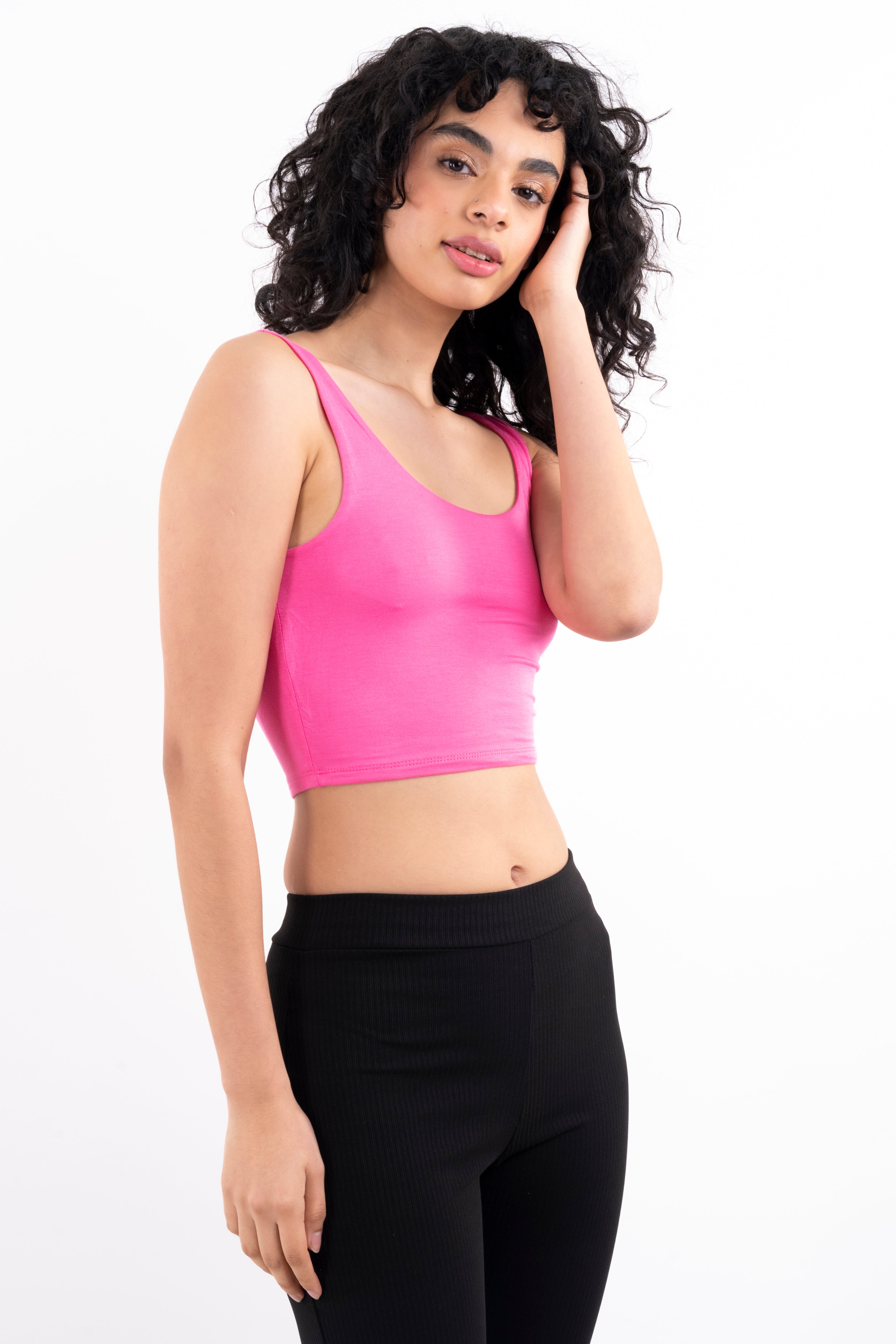 Top Tirantes Gruesos Liso ROSA