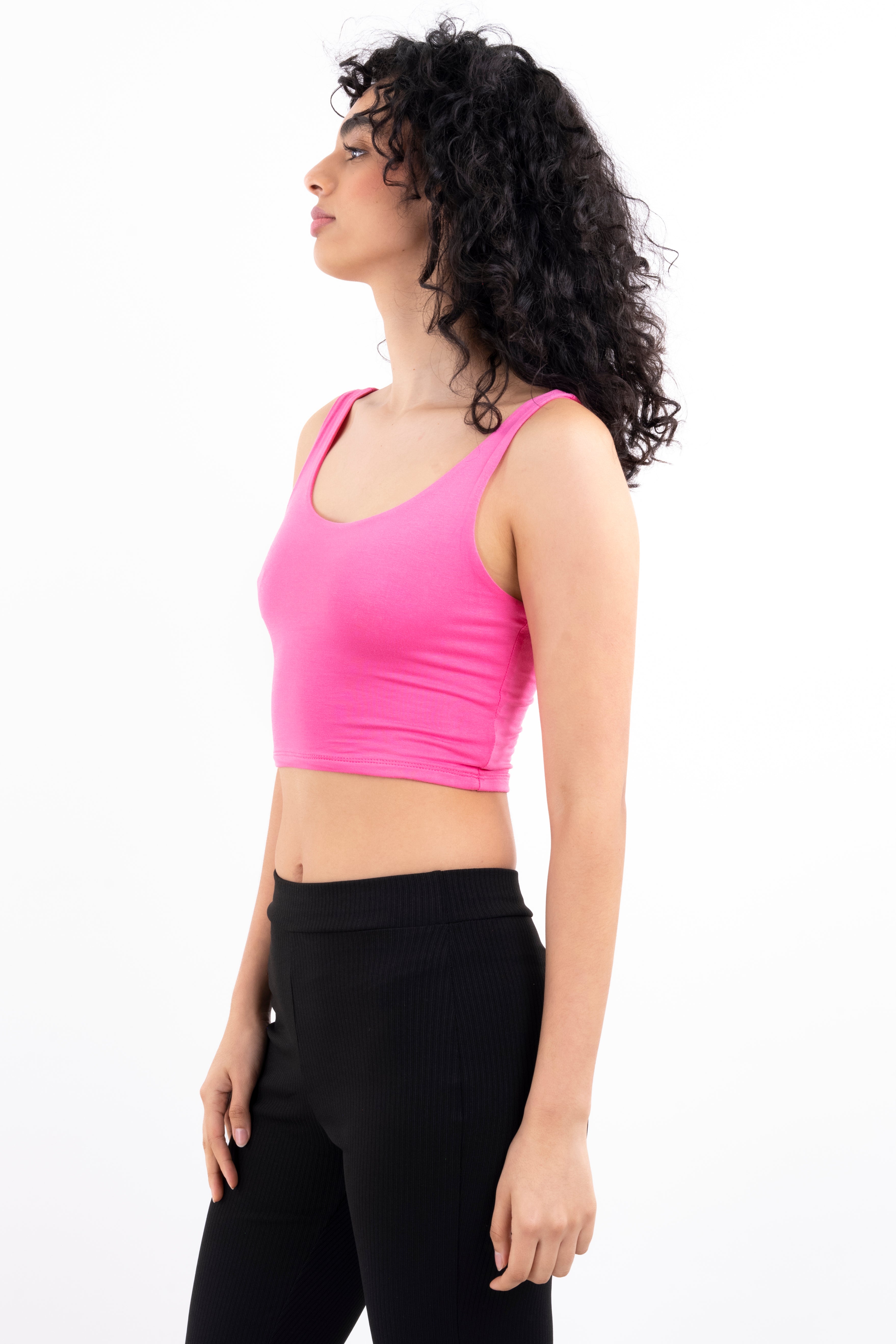 Top Tirantes Gruesos Liso ROSA