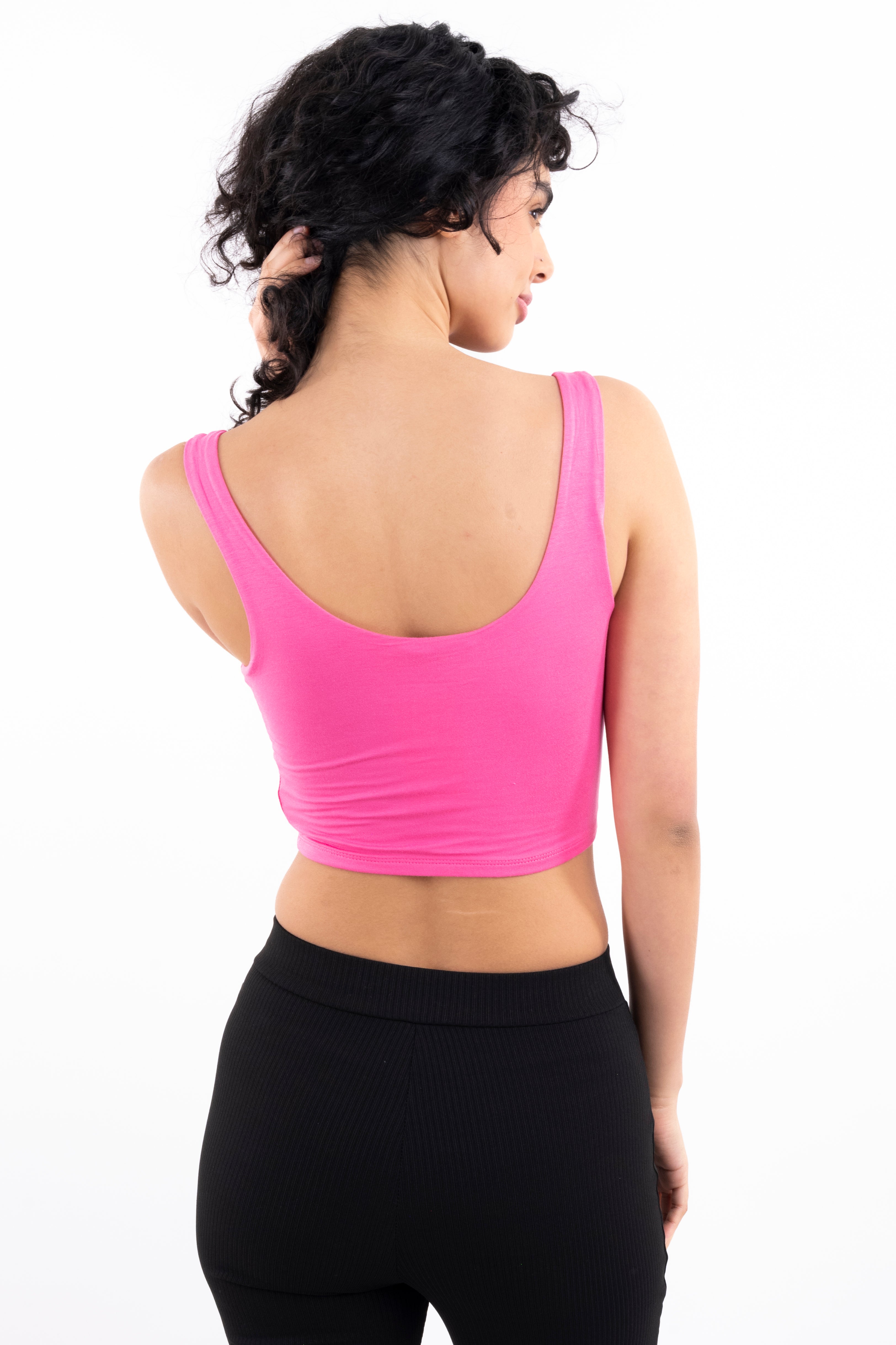 Top Tirantes Gruesos Liso ROSA