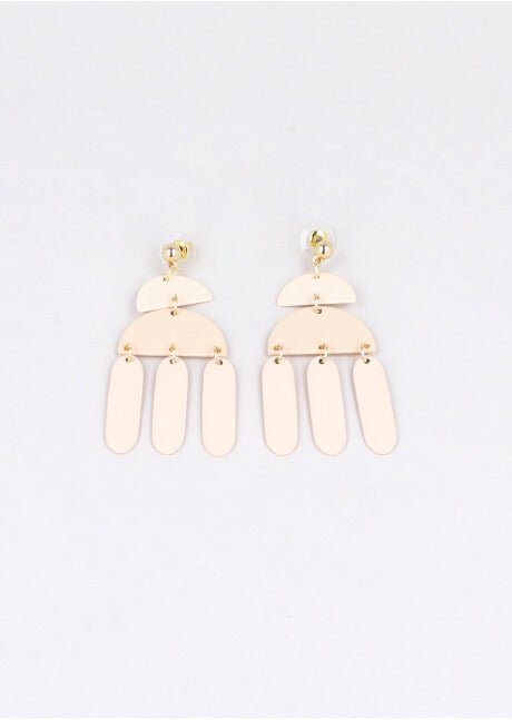 Aretes Formas Color BEIGE