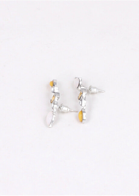 Aretes Cristales PLATA