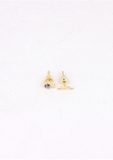 Aretes Ojo Pestañas ORO