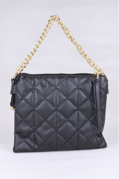 Bolso crossbody capitonada