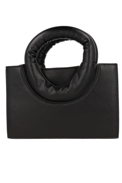 Bolsa Tote Estructurada Cadena NEGRO