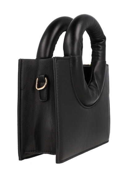 Bolsa Tote Estructurada Cadena NEGRO