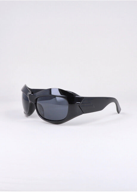 Lentes grandes armazón grueso
