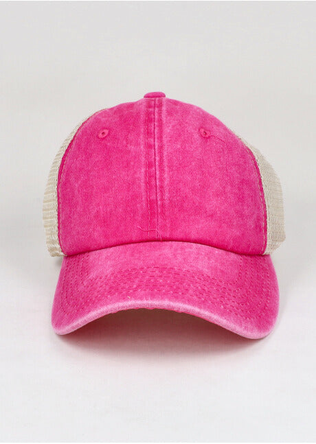 Gorra deslavada red