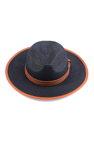 Sombrero panamá bicolor