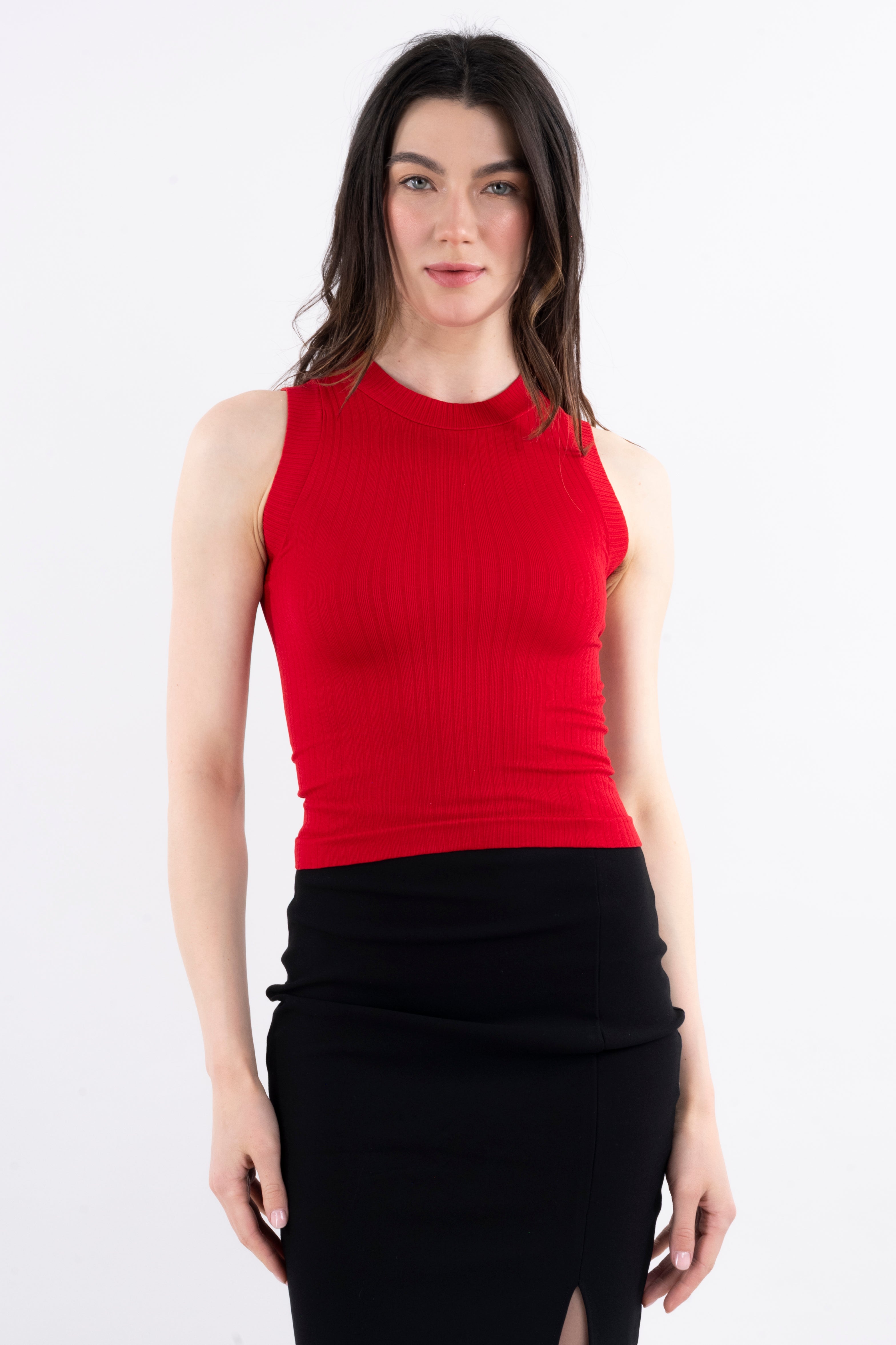 Top liso S/M ROJO
