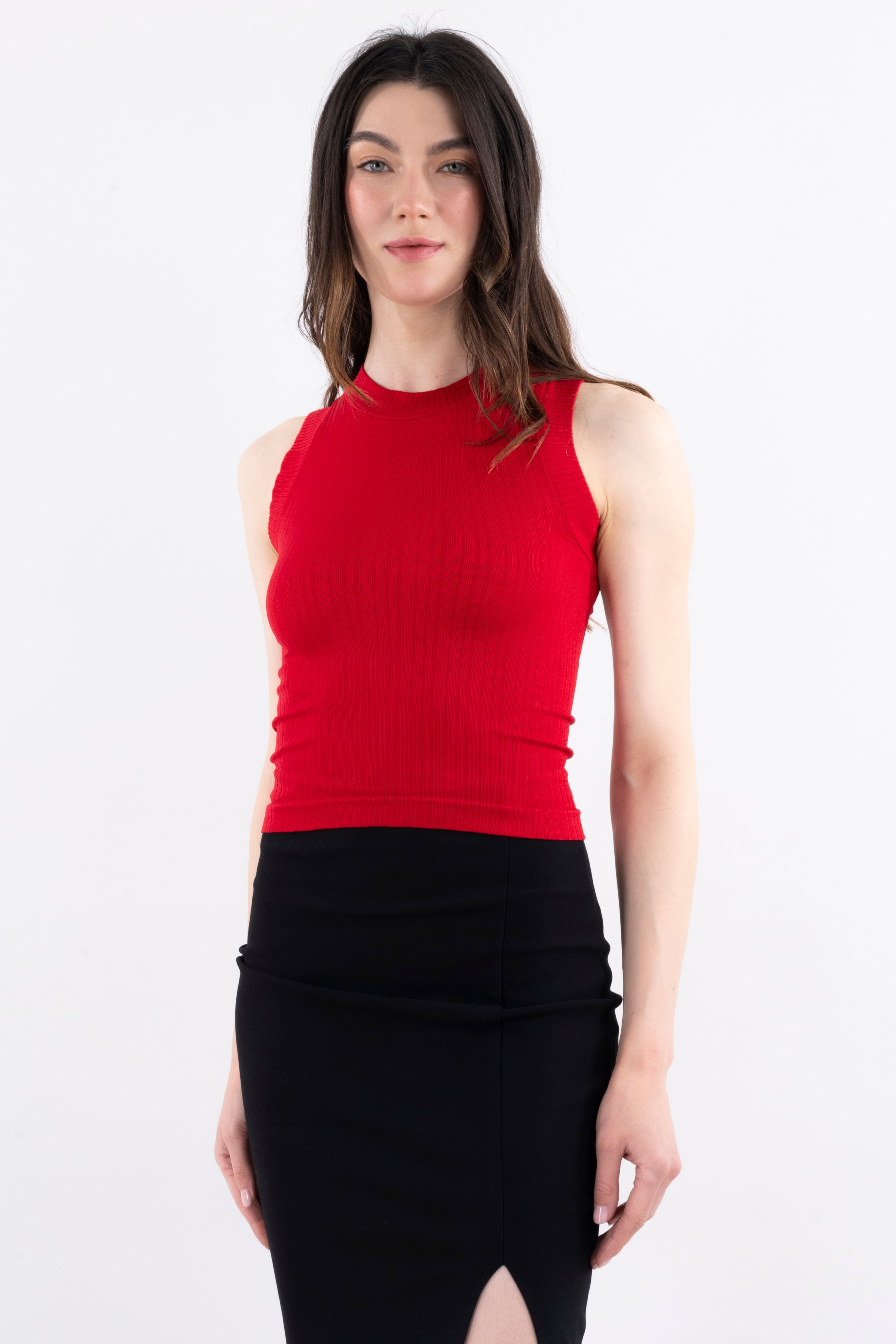 Top liso S/M ROJO