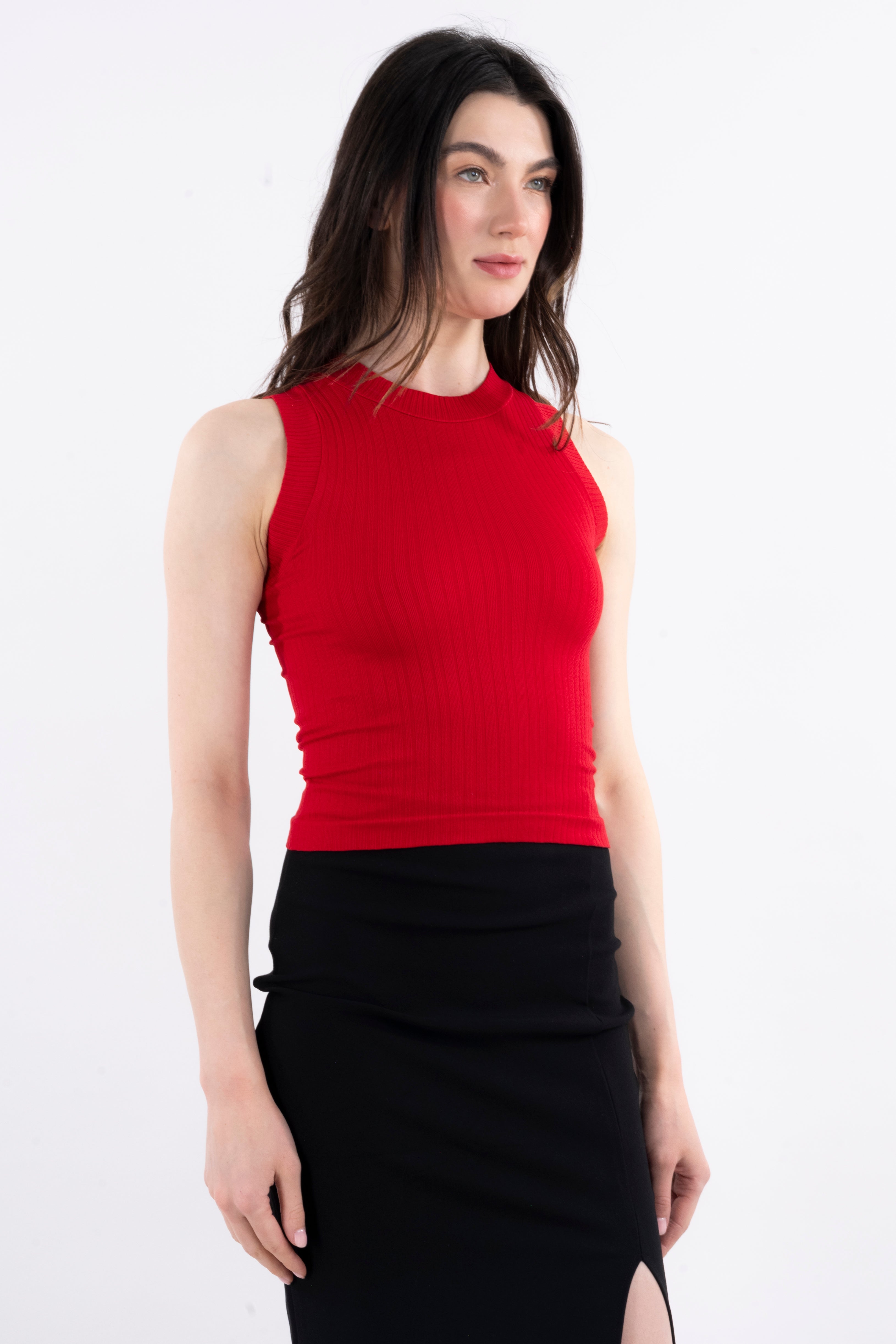 Top liso S/M ROJO