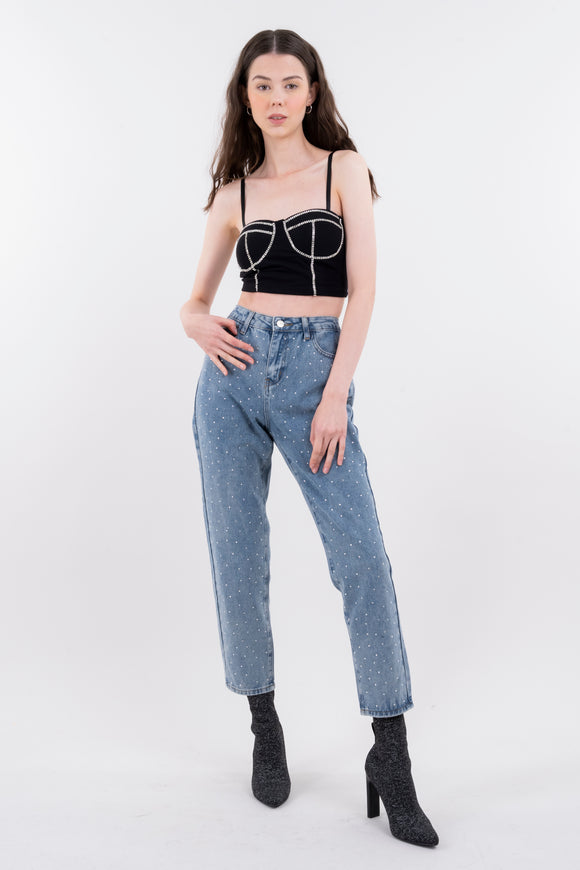 Top corset brillos